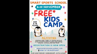 Smart School Presents Glimpse of quot DAY 2 quot KIDS CAMP sss sports Academy smartsportsschool [upl. by Lyford]