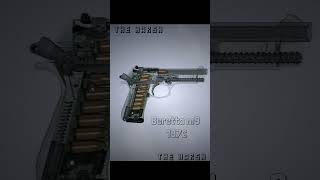 How its working Beretta m9 1976  3d animation  shorts subscribe [upl. by Villada]