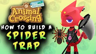 CATCHING TARANTULAS JUST GOT EASY  Animal Crossing New Horizons  Spider Trap [upl. by Suh344]