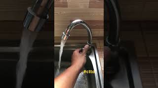 FIXING FAUCET LEAK WATER SOUNDshortfeeds ytshortsvideoasmrsounds satisfyingvideo [upl. by Nino559]