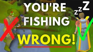 OSRS  Most Efficient Fishing Guide  AFK 1 To 99  Hidden Strategy  EASY AFK PET [upl. by Acirfa]