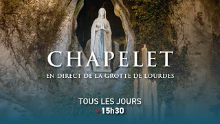 Le Chapelet depuis la Grotte de Lourdes  28092024 [upl. by Streetman]