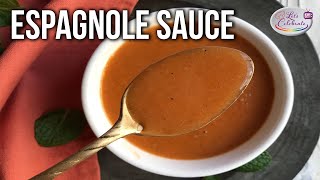 How to Make Espagnole Sauce  1 of the 5 Mother Sauces [upl. by Berna768]