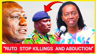 quotRUTO STOP KILLING INNOCENT KENYANSMARTHA KARUA TO RUTO [upl. by Audette69]