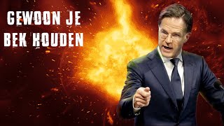 GEWOON JE BEK HOUDEN MARK RUTTE REMIX [upl. by Mcclimans]