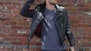 Schott NYC Perfecto Leather Jacket  Details [upl. by Domenic296]