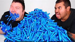 Matt Stonies 10000 Calorie EXTREME BLUE HEAT Takis Fuego Challenge [upl. by Malloch]