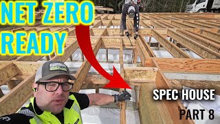 Net Zero Ready Crawlspace Floor Framing [upl. by Nowed]