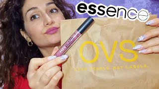 TRY ON HAUL ESSENCE Shopping da OVS 🛒 [upl. by Dnomse]