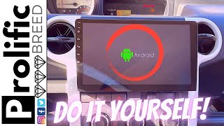 HOW TO INSTALL and WIRE ANDROID 101 DOUBLE DIN RADIO HEAD UNIT  SCION XB [upl. by Woll]