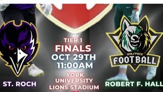 St Roch vs Robert F Hall Finals  ROPSSAA Senior Boys Football  October 29th 2024 [upl. by Sanderson]