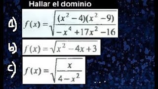 Dominio de una funcion raiz cuadrada dominio de funciones irracionales [upl. by Rudiger]