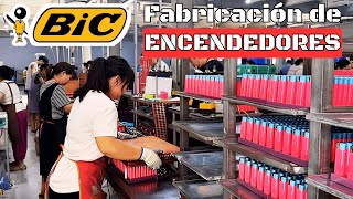 CÓMO se HACEN MILLONES de ENCENDEDORES en la FÁBRICA🔥  Así se FABRICAN los MECHEROS [upl. by Ydurt808]