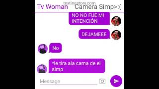 los celos de tv woman parte 2 10 likes para la parte 3 [upl. by Esikram633]