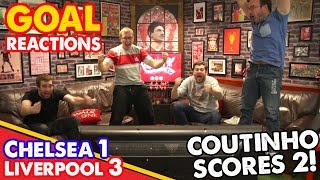 LFC Fan Goal Reactions  Coutinho Scores Two  Uncensored [upl. by Diao]