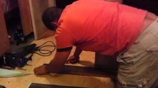 How to install vinyl wood flooring [upl. by Stephannie]