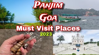 Panjim Places To Visit Goa  Virgin Merry Church Dolphin Point  Caranzalem Beach  Panjim Goa [upl. by Buyers]