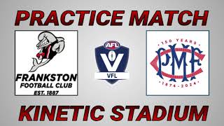 VFL Practice Match  Frankston vs Port Melbourne [upl. by Sueaddaht]