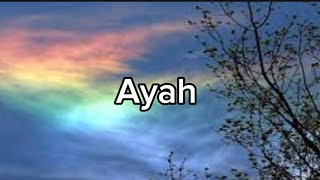 Ayah  seventeen lyrics [upl. by Ojela]