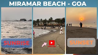 MIRAMAR BEACH GOA I GOA BEST BEACHES I MIRAMAR BEACH I BEST BEACHES OF GOA I GOA FOOD I GOA BEACHES [upl. by Anertak]