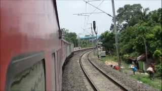 Full Journey on the Howrah Rajdhani Express DhanbadHowrah High Speed Action [upl. by Annenn]