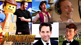 Avengers 4 End Game Cast Animated Movies  Robert Downey Jr amp Tom Holland 2017 [upl. by Mavis]