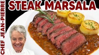 Steak Marsala  Chef JeanPierre [upl. by Eiramlehcar747]