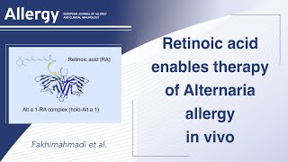 Retinoic acid enables therapy of Alternaria allergy in vivo [upl. by Froehlich]