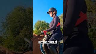 Reiten mit Körperbänder reitstunde Reitlehrerin horselife Reitschüler reiter [upl. by Aynatan769]