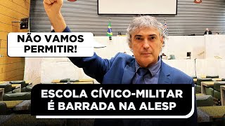 ⚠️ Barrado o projeto da Escola CívicoMilitar [upl. by Nancee]