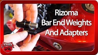 Rizoma FZ09 Mirror Adapters Bar End Weights Part 2 [upl. by Ayoj749]