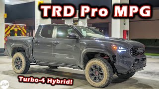 2024 Toyota Tacoma TRD Pro – MPG Test  Highway Fuel Economy amp Realworld Range [upl. by Aztiray]