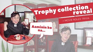 MY TROPHY COLLECTION REVEAL  MOVIE ROLES TRIVIA  Vilma Santos  Recto [upl. by Nospmoht]