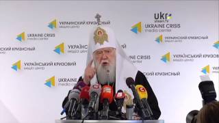 Patriarch Filaret Ukraine Crisis Media Center March 13 2014 [upl. by Estrin]