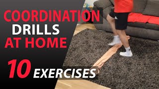 10 COORDINATION EXERCISES AT HOME  TRAIN AT HOME 6 [upl. by Trilley]