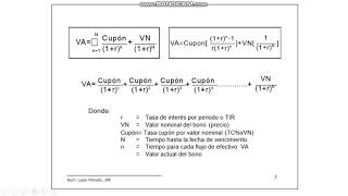 Valuación de Bonos parte 1 [upl. by Aiekat]