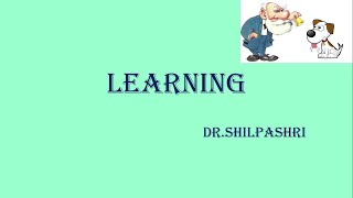 LearningTheories of Learning Organisational Behaviour [upl. by Moreen265]