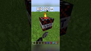 FIREWORK TNT vs PC🔥💀 minecraft shorts [upl. by Gnud]