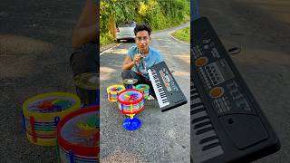 Electronic keyboard and Hip Hop Drums Set Senior Musical Band Instruments with 3 Drums 🥁 [upl. by Annay]