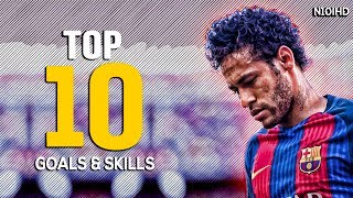 Neymar ● Top 10 Goals amp Top 10 Skills 2017 ● Best Skills amp Goals 20162017 HD [upl. by Gallager358]