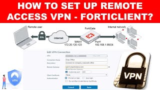 HOW TO SET UP REMOTE ACCESS VPN  FORTICLIENT  Configurando VPN para Acceso Remoto  Fortinet [upl. by Race552]