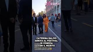 Caterina Balivo e il marito Guido Maria Brera arrivano al Festival di Venezia 2024 venezia [upl. by Elenore332]