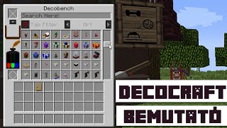 Minecraft  DecoCraft Mod  Bemutató  Telepítés [upl. by Correna]