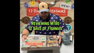 Reviewing the 2023 12 Days of Fishing Advent Calendar Box from Mystery Tackle Box [upl. by Nydia]