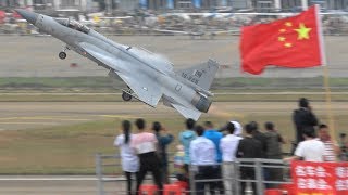 JF17 Pakistan Air Force Stunning Performance in China  Airshow China 2018 珠海航展2018 [upl. by Sisely]