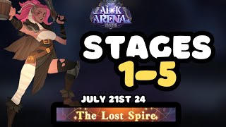 AFK ARENA  THE LOST SPIRE STAGES 15 [upl. by Doti701]