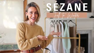 Sezane Fall Haul 2023  🍂 Parisian Style Fall Outfits [upl. by Llerej]