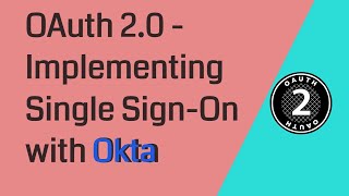 Spring Security  OAuth20 OpenID Connect Explained and Implementing Single SignOn using Okta [upl. by Germana448]