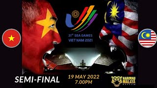 Are you ready Vietnam vs Malaysia  Football Semi  Final Sea Games Hanoi  May 19 2022 [upl. by Weide]