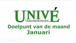 Univé doelpunt van de maand Januari seizoen 20102011 [upl. by Ayetal]